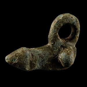 Roman Bronze Phallic Pendant