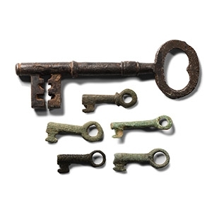Medieval and Later Bronze Key Collection