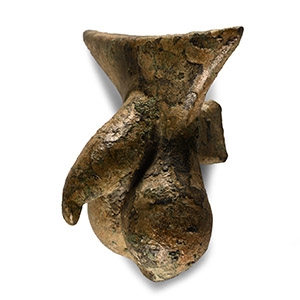 Roman Bronze Phallic Amulet