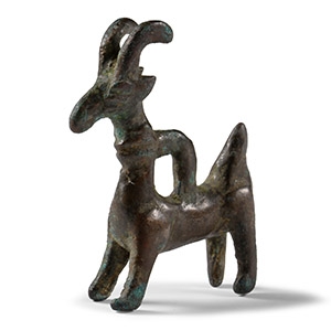 Luristan Bronze Amulet of a Goat