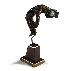 Etruscan Bronze Figure of an Acrobat