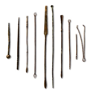 Roman Bronze Medical Tool Collection
