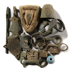 Iron Age Celtic to Medieval Bronze and Other Artefact Collection