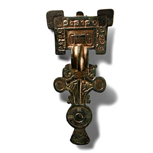 The Dullingham Anglo-Saxon Gilt Bronze Great Square-Headed Brooch