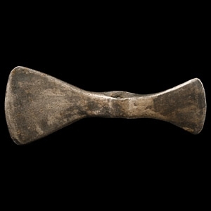 Viking Age Silver Double Axehead Pendant