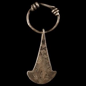 Viking Age Silver Axehead Pendant