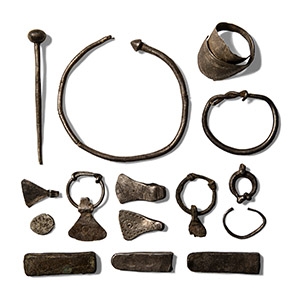 Viking Age Silver Hoard Group