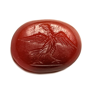 Roman Carnelian Gemstone with Eagle