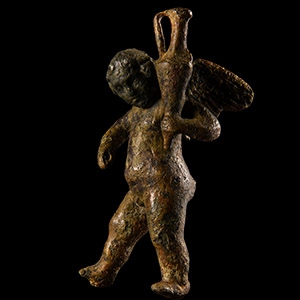 Roman Bronze Statuette of Eros