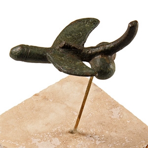 Roman Bronze Flying Phallus