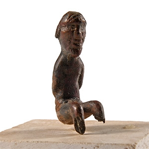 Roman Bronze Celtic Bound Captive Statuette