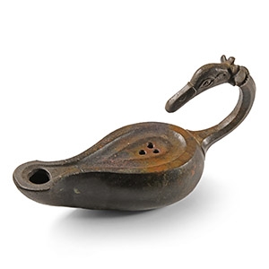 Romano-British Bronze Oil Lamp