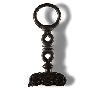 Iron Age Celtic Bronze Mirror Handle