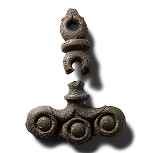 Iron Age Celtic Bronze Mirror Handle