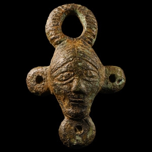 Iron Age Celtic Bronze Bowl Mount