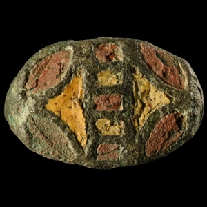 Iron Age Celtic Bronze Enamelled Ring Bezel