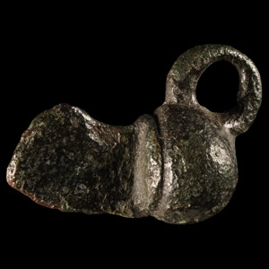 Iron Age Celtic Bronze Votive Axe Pendant