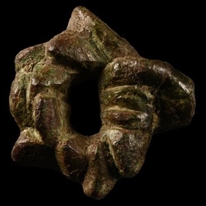 Roman Bronze Statuette Hand Holding Victory Wreath