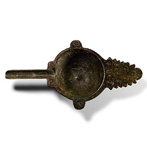 Roman Bronze Oil Lamp Filler