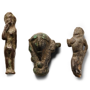 Roman Bronze Statuette Group