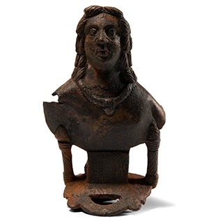 Roman Bronze Chariot Fitting of a Celtic Prisoner