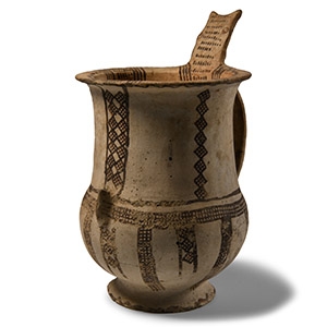 Cypriot White-Slip Ware Tankard