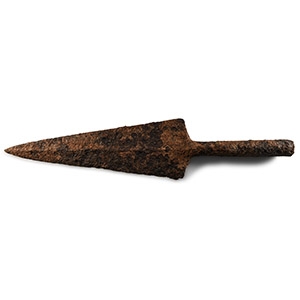 Large Roman Socketted Iron Spearhead