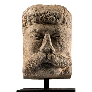 The Anglesey Romano-British Marble Head of a Celtic Warrior