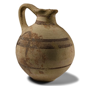 Cypriot Snake-Type Bichrome Terracotta Vessel