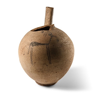 Cypro-Mycenaean Terracotta Vessel with Ibex