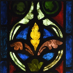 Medieval Stained Glass Panel
