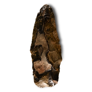 Stone Age Knapped Flint Handaxe