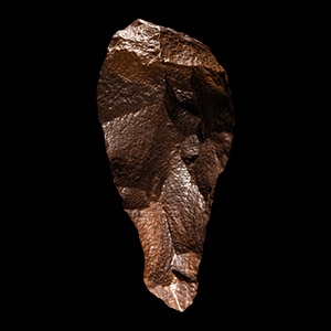Egyptian Classic Teardrop-Shaped Knapped Handaxe