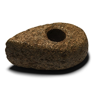 Stone Age Pierced Boat-Shaped Axehead