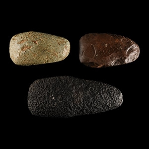 Stone Age Stone Axehead Group
