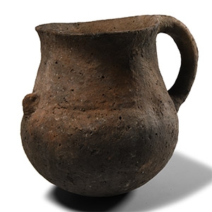Bronze Age Round-Bottomed Terracotta Jug