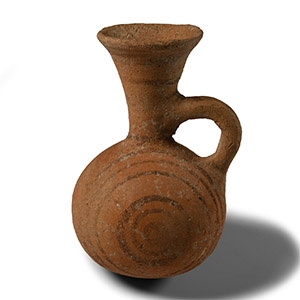 Cypro-Archaic Buff Pottery Flask