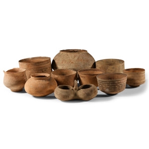 Greek and Indus Valley Terracotta Vessel Collection