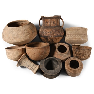 Greek and Indus Valley Terracotta Vessel Collection