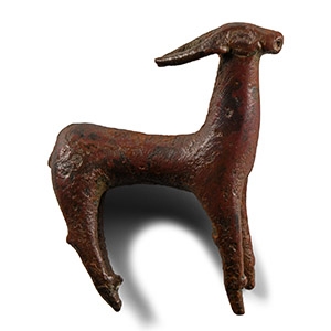 Western Asiatic Bronze Figure of an Antelope