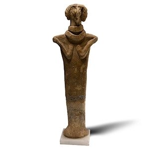 Large Syro-Hittite Terracotta Goddess Idol
