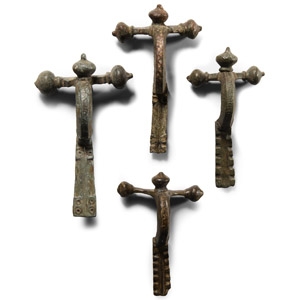 Roman Bronze Crossbow Brooch Group