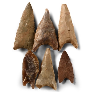 Egyptian Flint Arrowhead Group