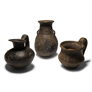 Italic Black Ware Vessel Group