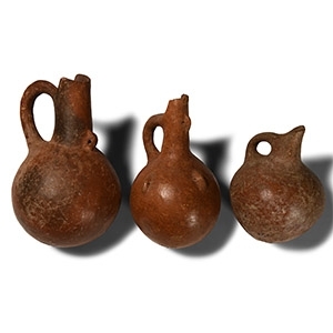 Cypro-Archaic Red Polished Ware Zoomorphic Jug Group