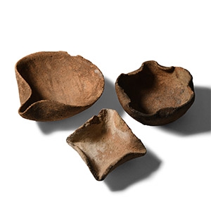 Levant Cocked Hat and Pinched Oil Lamp Group