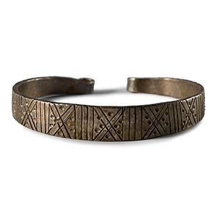 Viking Age Decorated Silver Bracelet