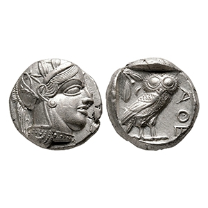 Ancient Greek Coins - Attica - Athens - Owl AR Tetradrachm