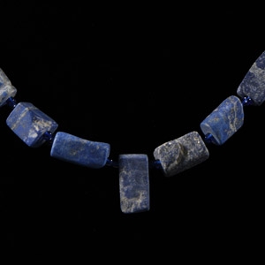 Bactrian Style Lapis Lazuli Bead Necklace