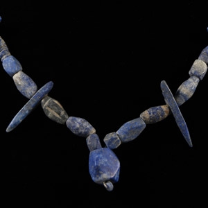 Bactrian Style Lapis Lazuli Bead Necklace